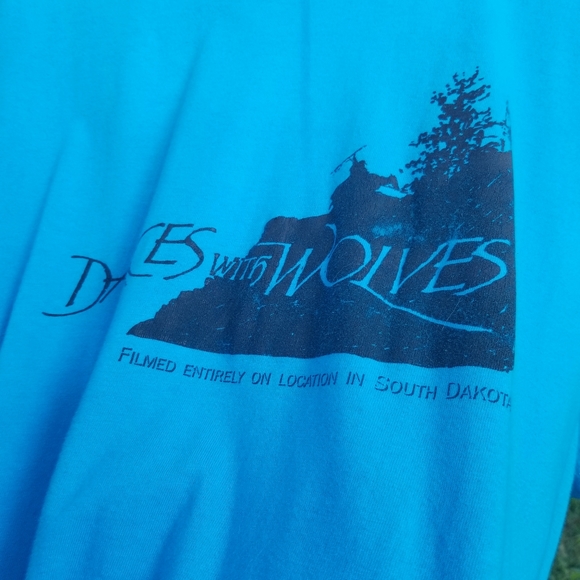 SOLD💥Vtg Dances With Wolves movie promo tee - Picture 2 of 3